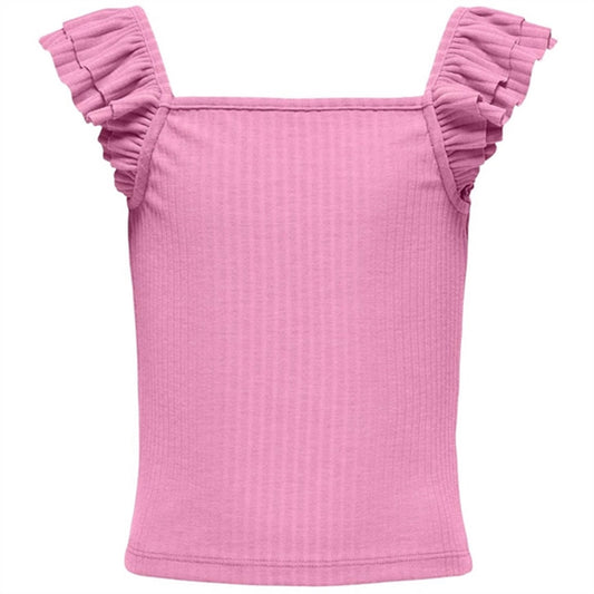 Kids ONLY Begonia Pink Nella Frill Strap Top