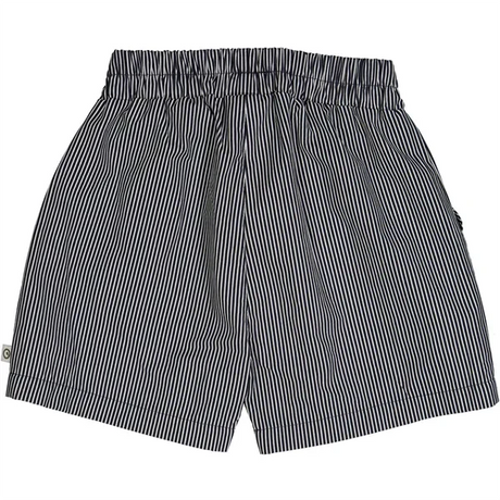 Müsli Balsam Cream/Night Blue Poplin Strip Pocket Shorts