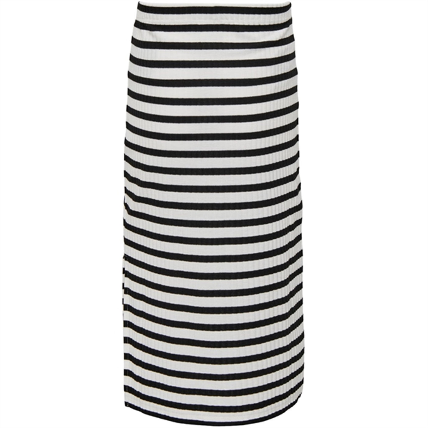 Kids ONLY Cloud Dancer / Black Nella Side Slit Skirt