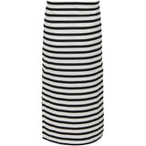Kids ONLY Cloud Dancer / Black Nella Side Slit Skirt