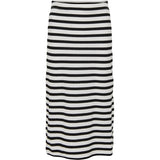 Kids ONLY Cloud Dancer / Black Nella Side Slit Skirt