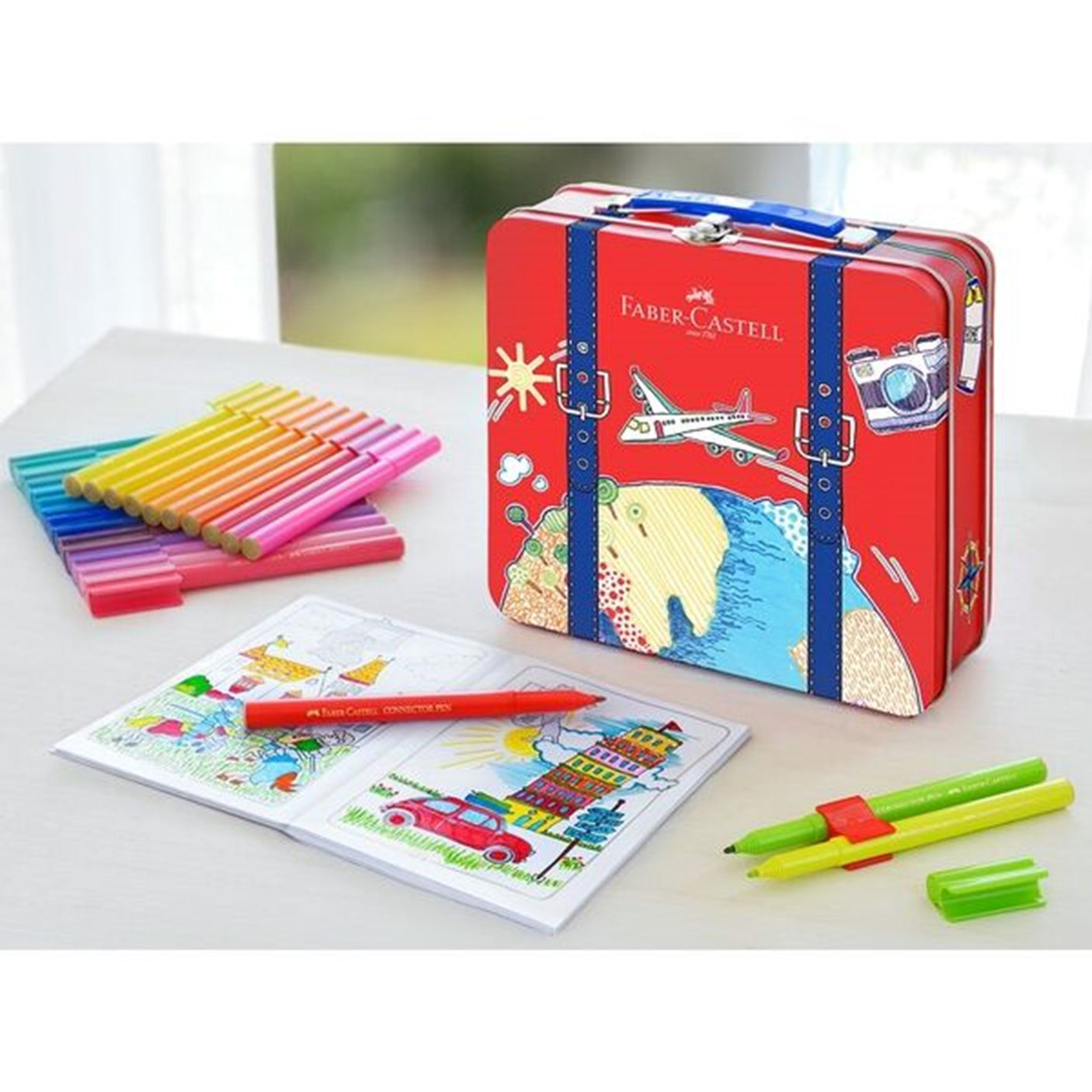 Faber-Castell Fibre-tip Pens Suitcase