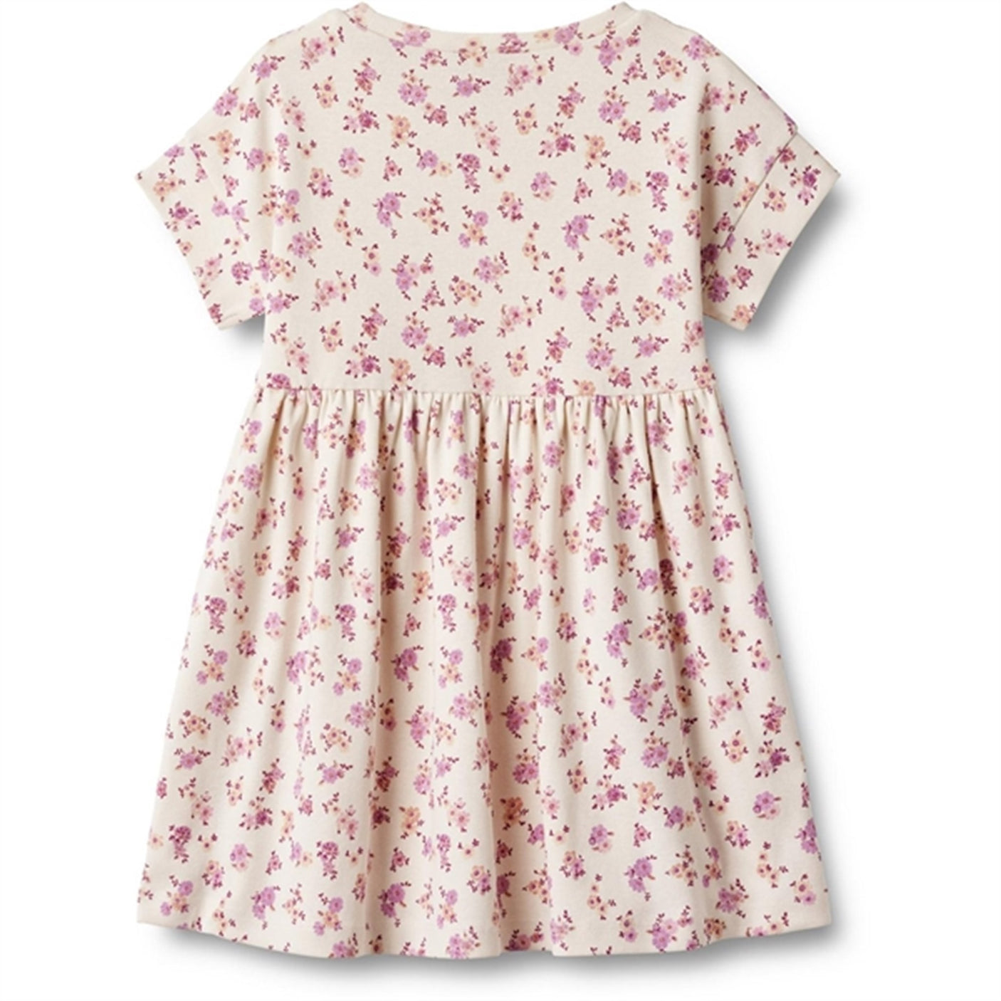 Wheat Shell Flowers Jersey Dress Emilie