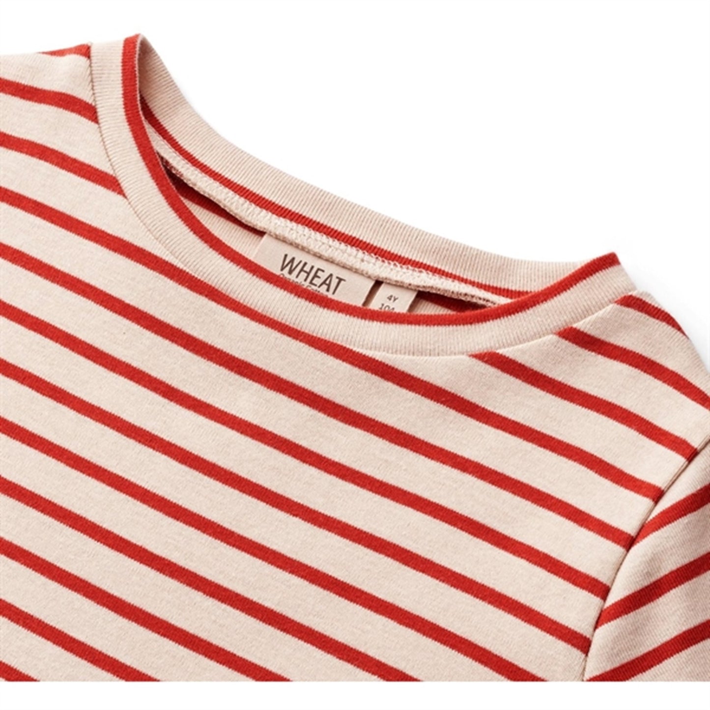 Wheat Red Stripe Jersey Dress Anna