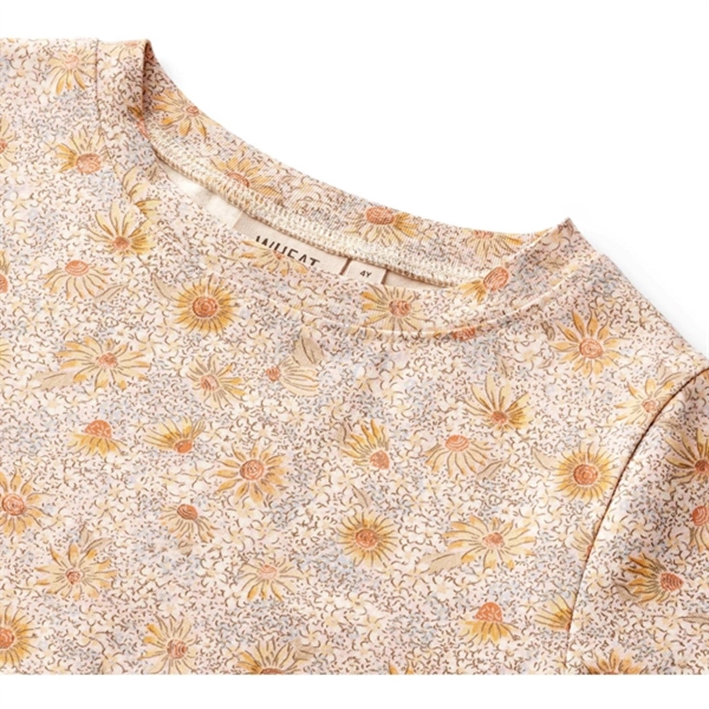 Wheat Coneflowers Jersey Dress Anna