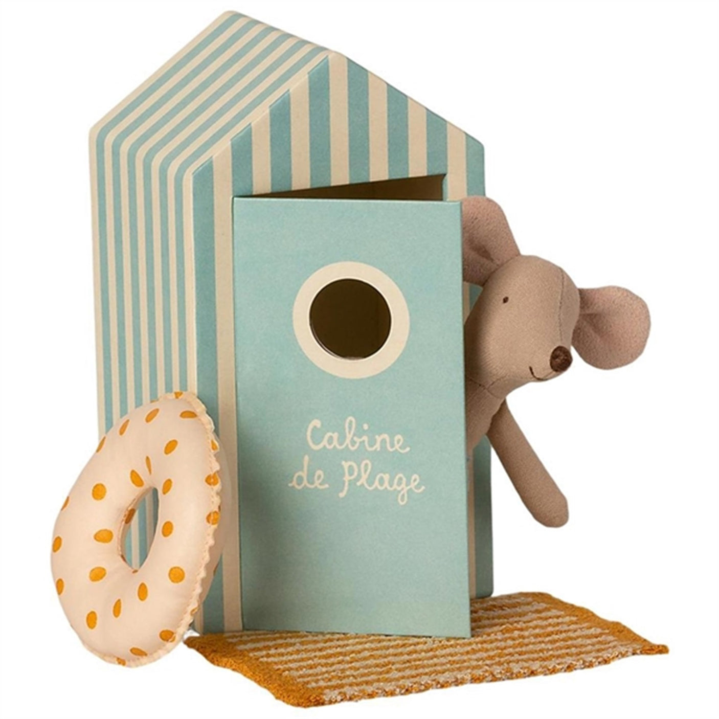 Maileg Little Brother Mouse In Beach House 3