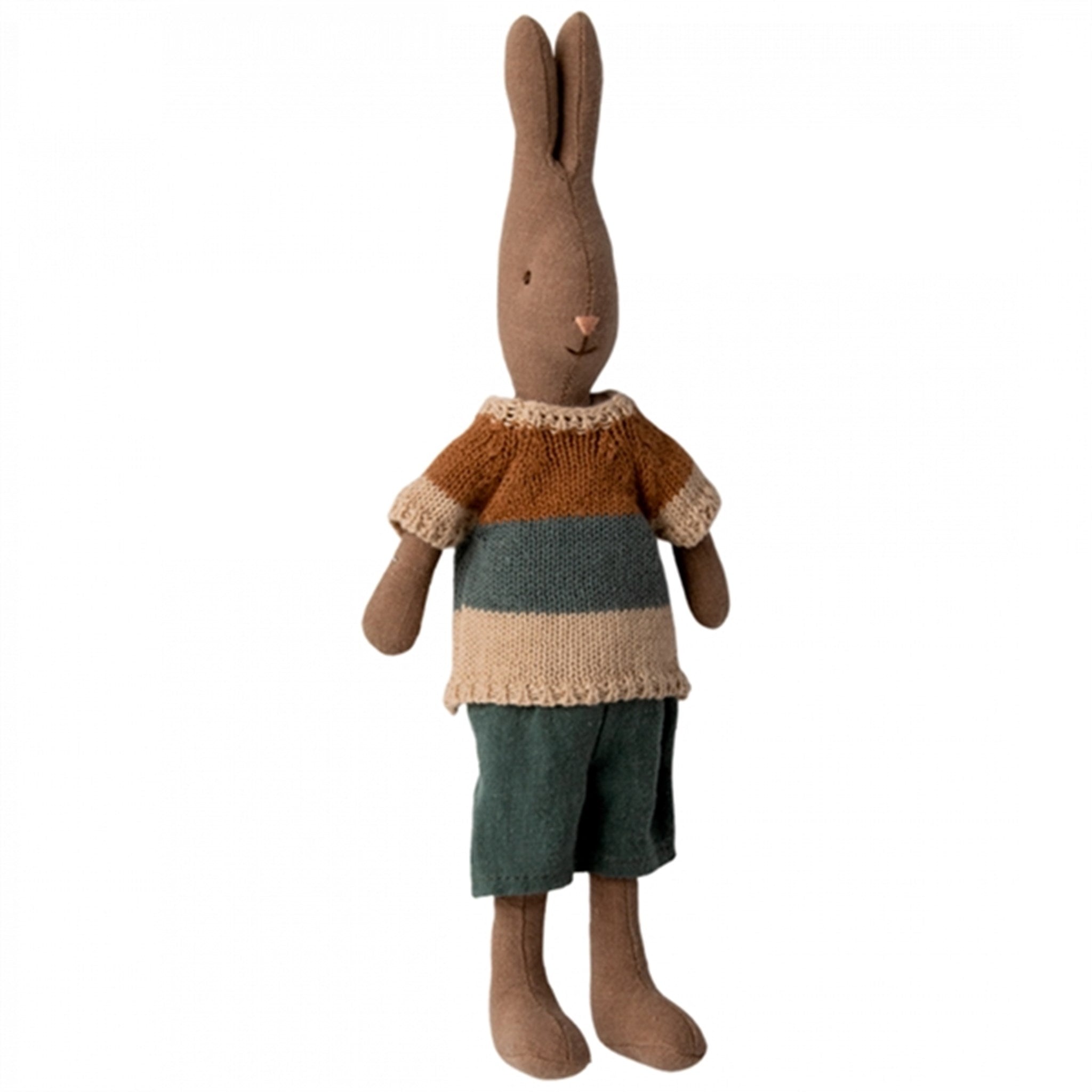 Maileg Rabbit Size 2, Brown - Shirt And Shorts