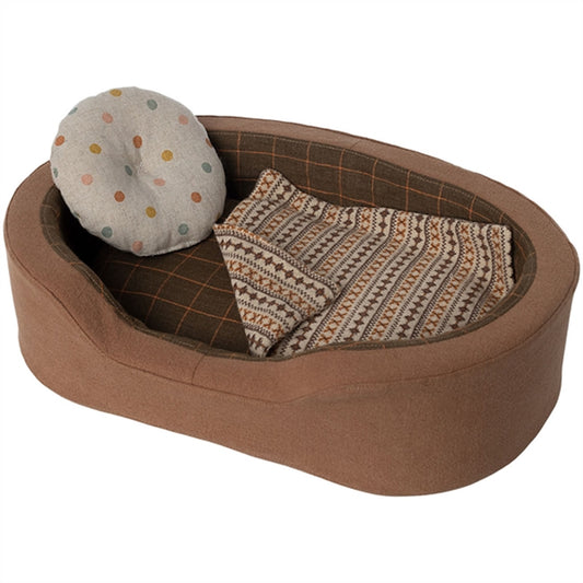 Maileg Dog Basket Brown