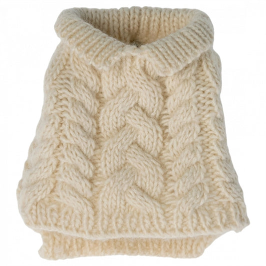 Maileg Puppy Supply, Sweater - Off White