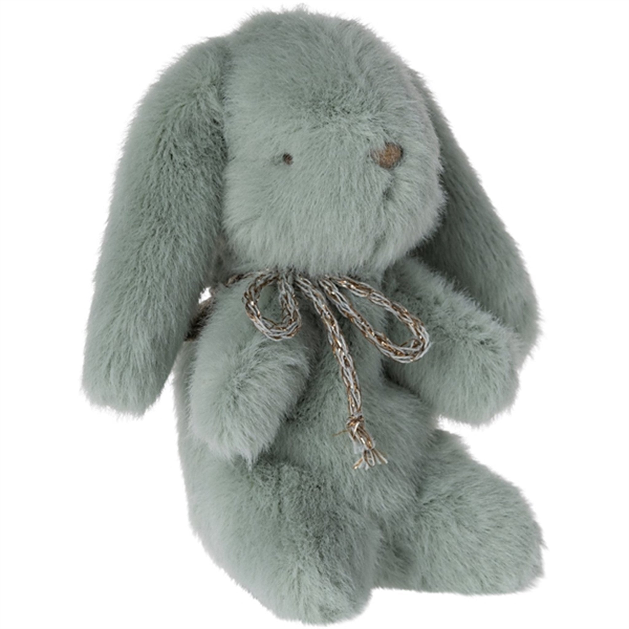 给您的孩子带来甜蜜和柔软的舒适感：Maileg 兔子毛绒玩偶，Mini - 薄荷绿