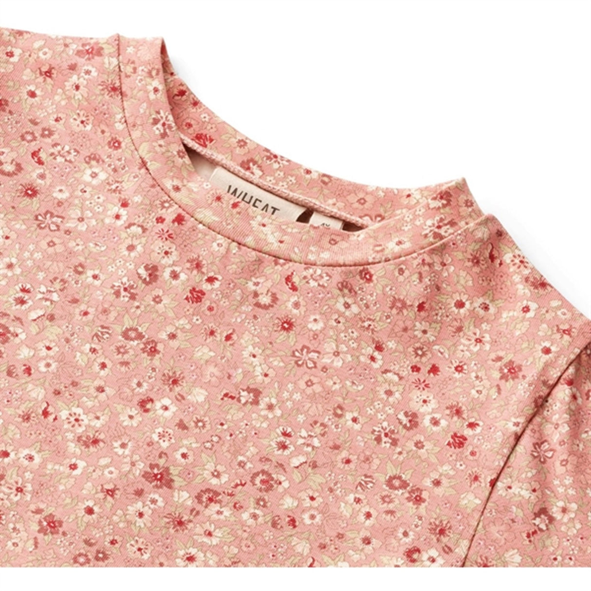 Wheat Rosette Flowers Jersey Dress Sessa