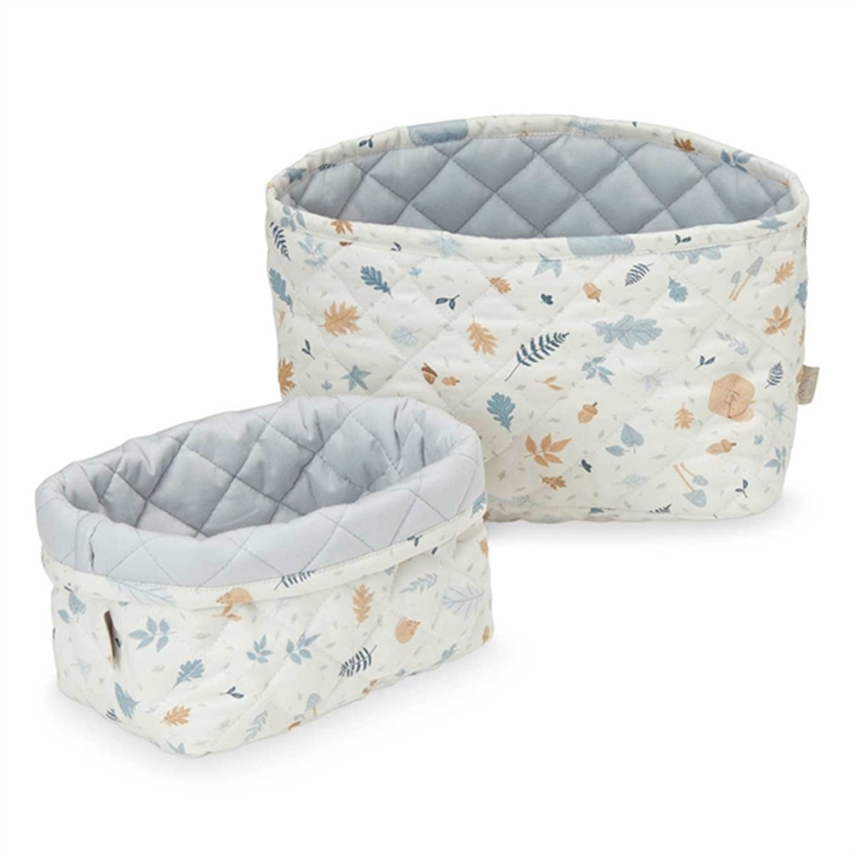 Cam Cam Copenhagen Quilted Opbevaringskurv 2 Pak Forest