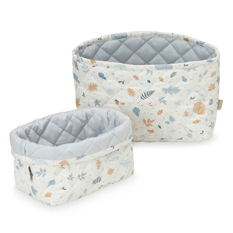 Cam Cam Copenhagen Quilted Opbevaringskurv 2 Pak Forest