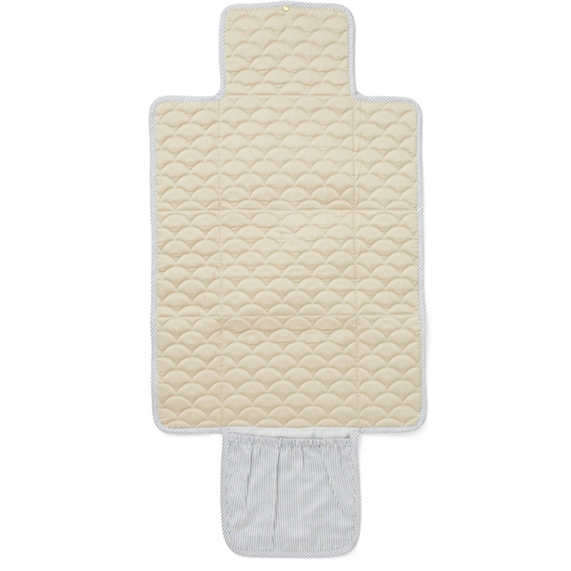 Cam Cam Copenhagen Quilted Changing Mat Classic Stripes Blue, Praline