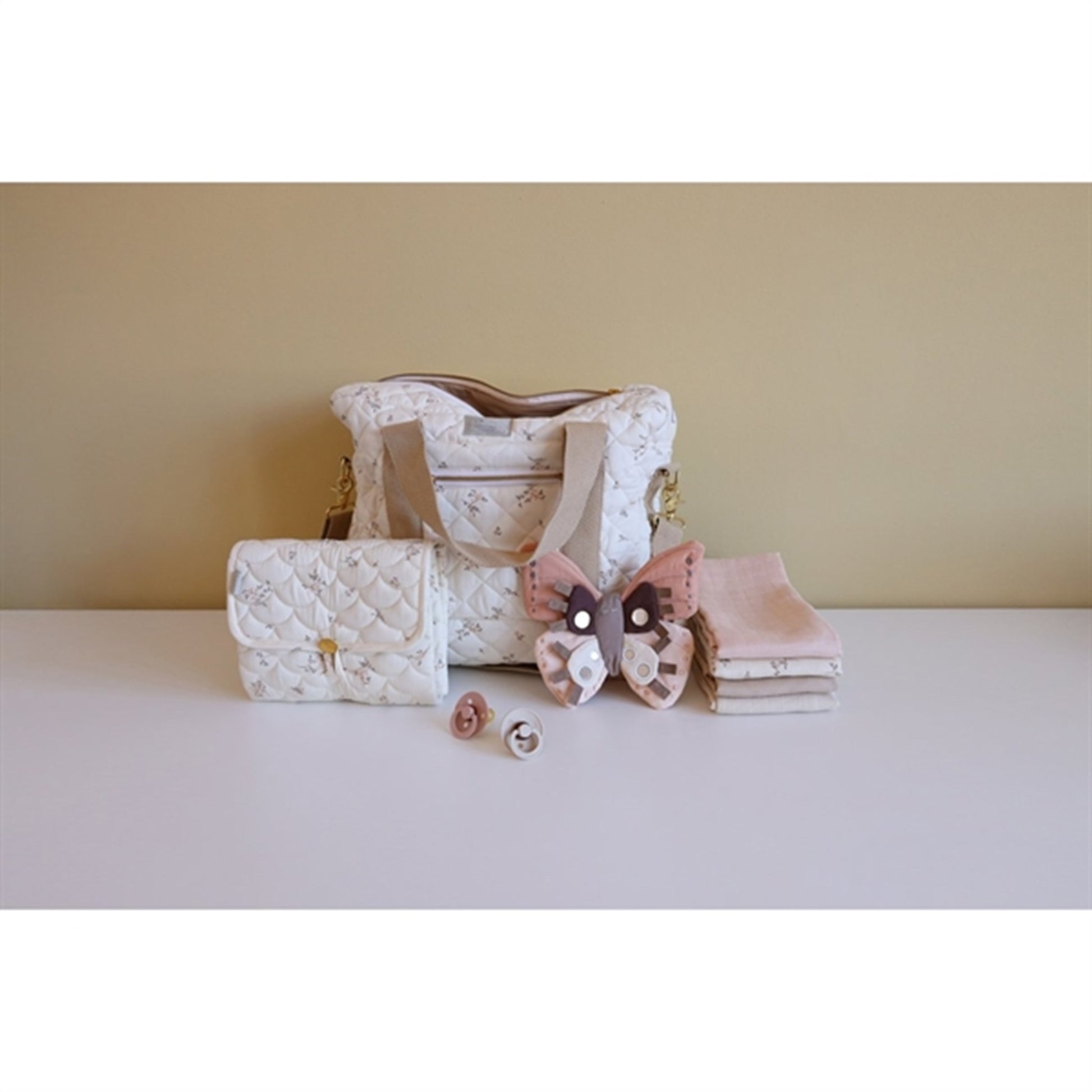 Cam Cam Copenhagen Quilted Changing Mat Ashley, Latte