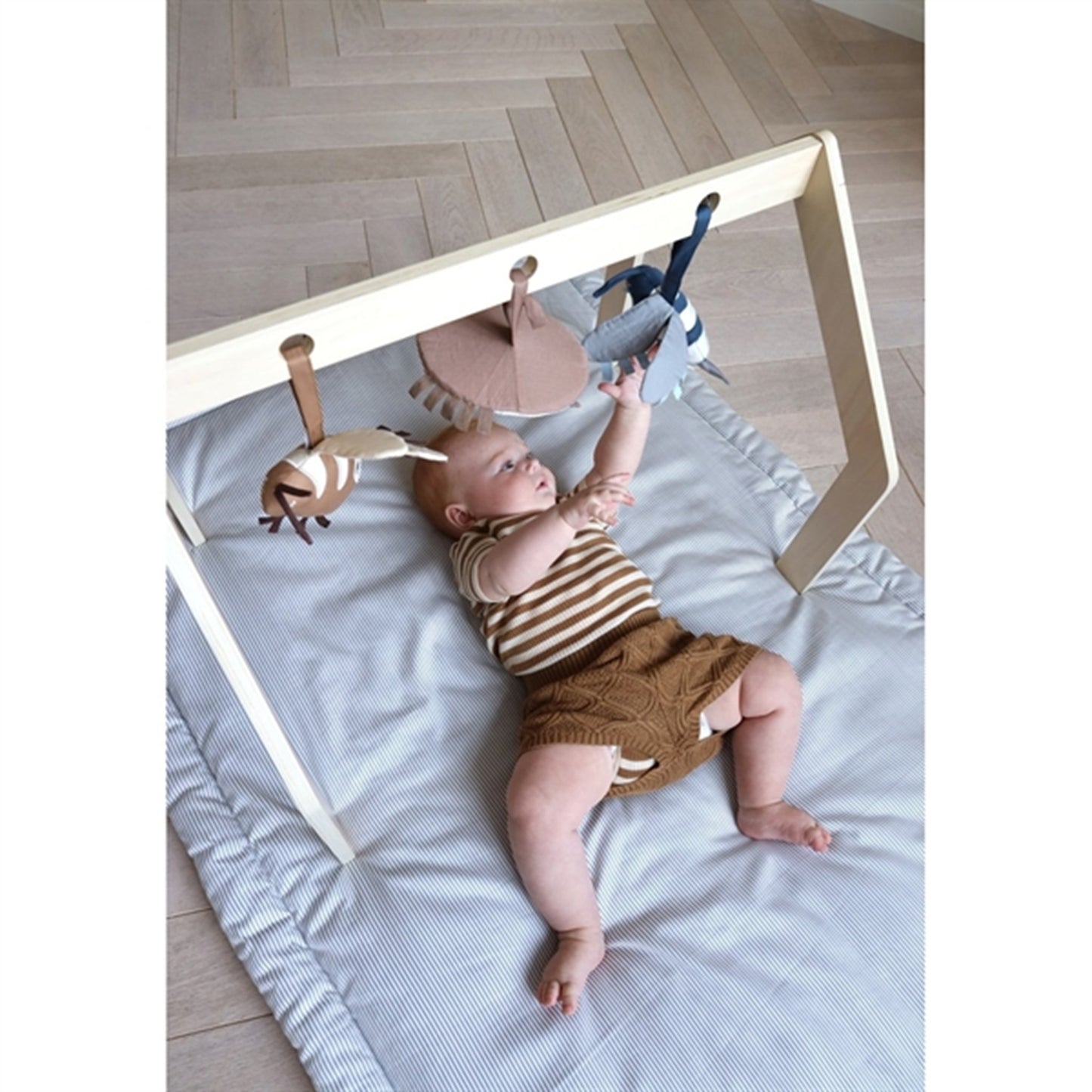 Cam Cam Copenhagen Baby Blanket Classic Stripes Blue