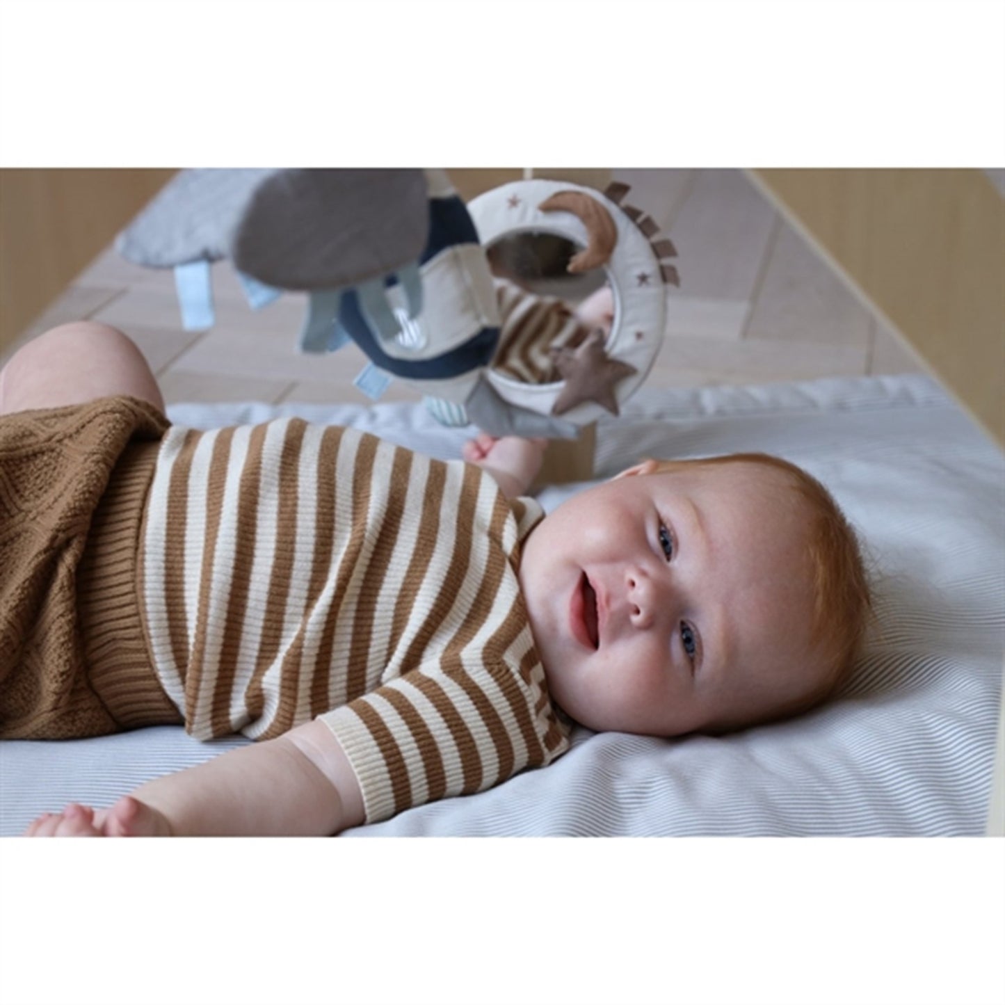 Cam Cam Copenhagen Baby Blanket Classic Stripes Blue