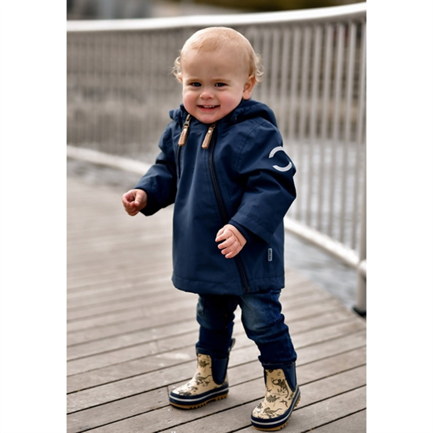 Mikk-Line Polyester Baby Jacket Blue Nights