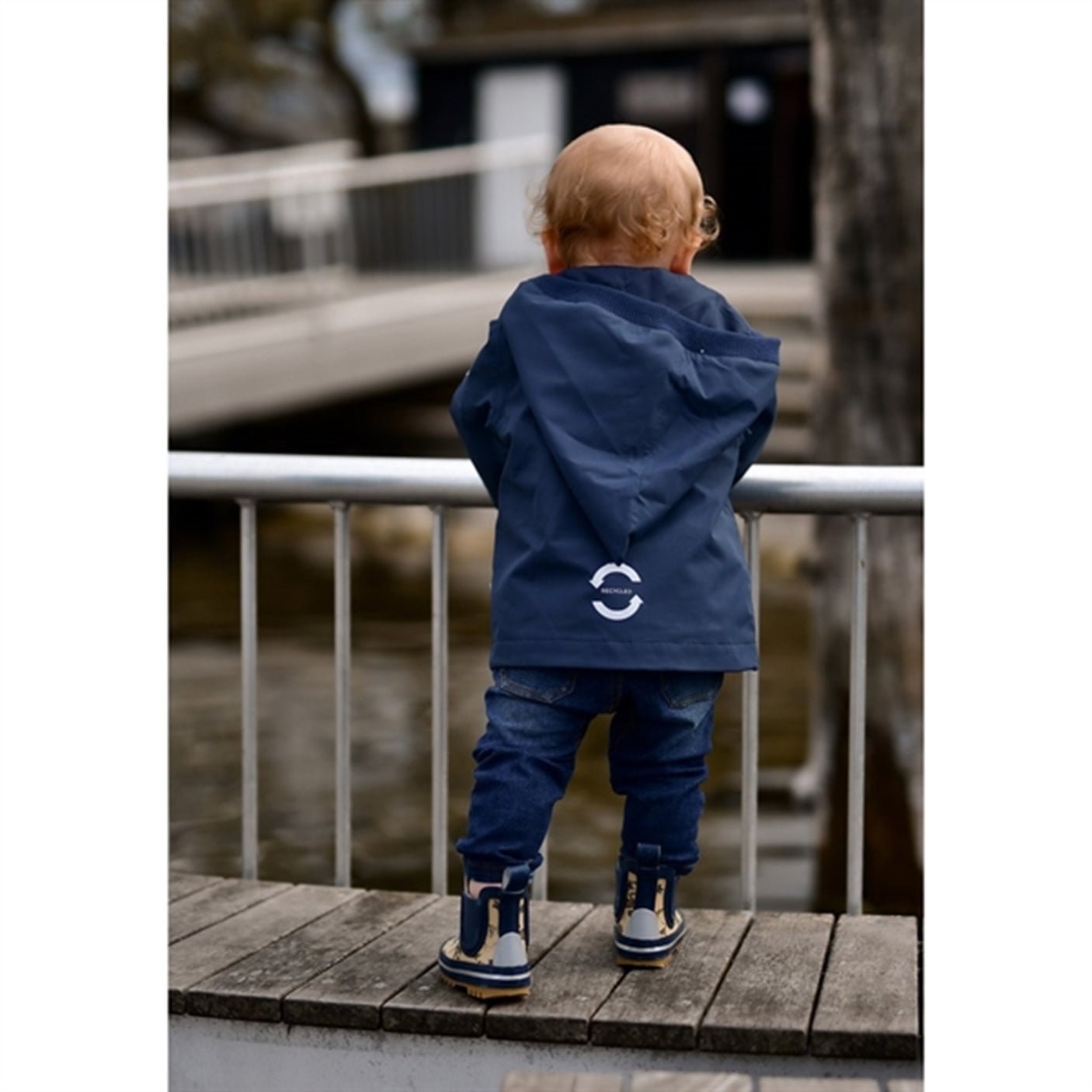 Mikk-Line Polyester Baby Jacket Blue Nights