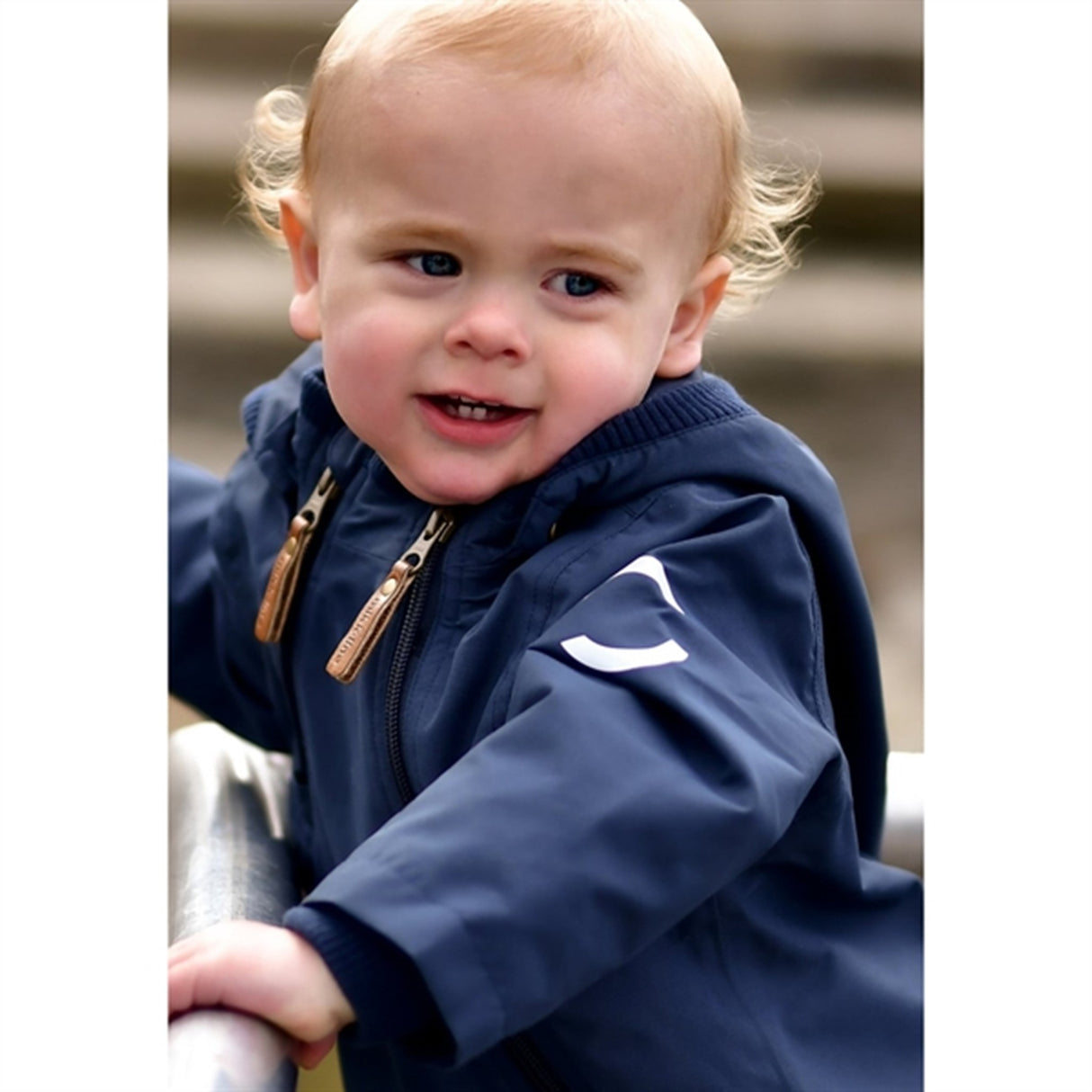 Mikk-Line Polyester Baby Jacket Blue Nights