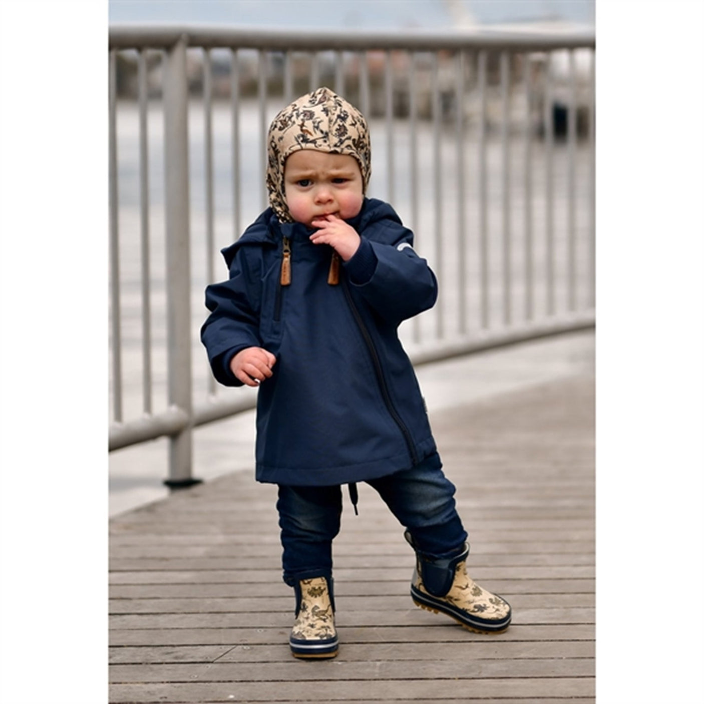 Mikk-Line Polyester Baby Jacket Blue Nights