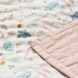Cam Cam Copenhagen Baby Blanket Pressed Leaves Rose