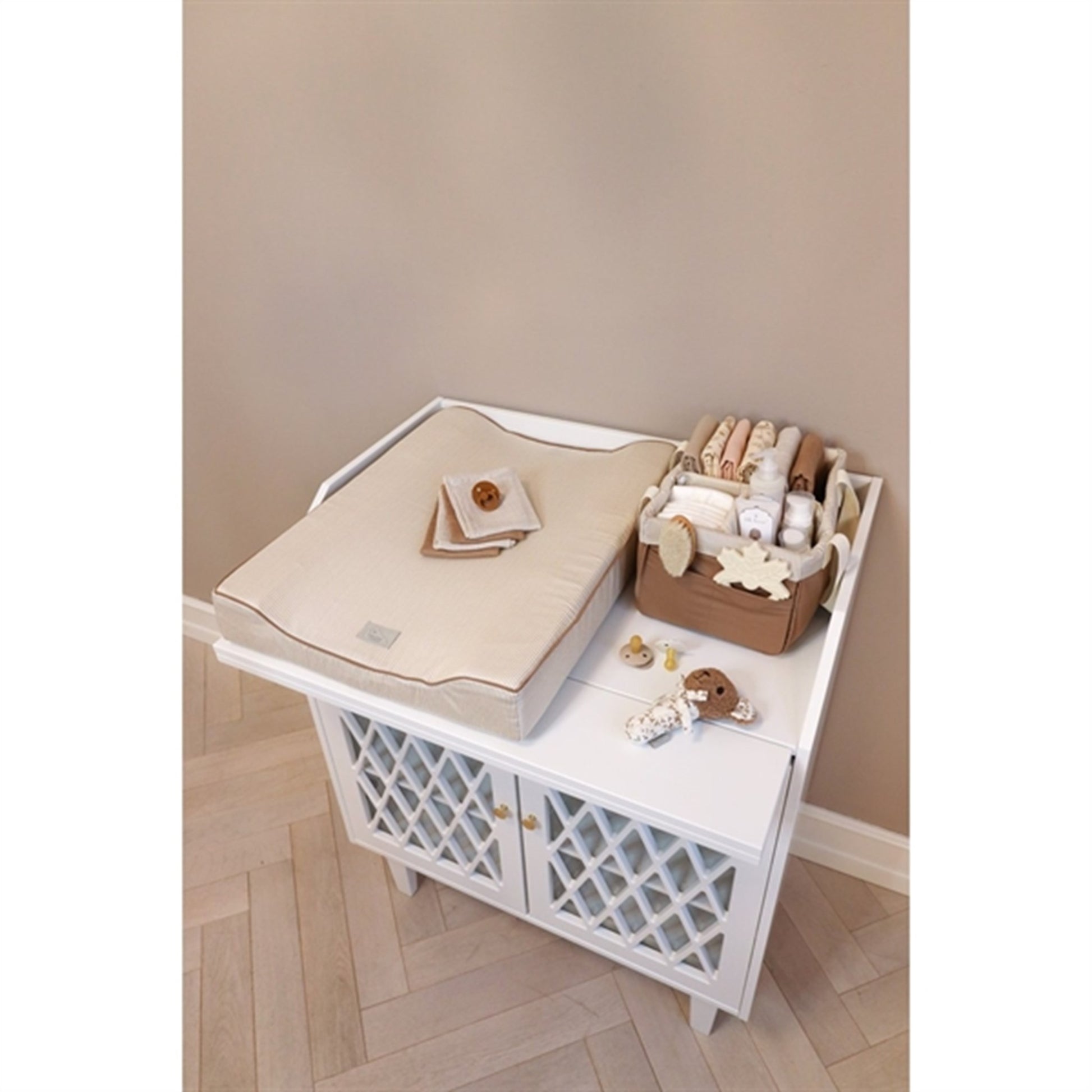 Cam Cam Copenhagen Changing Cushion Classic Stripes Camel