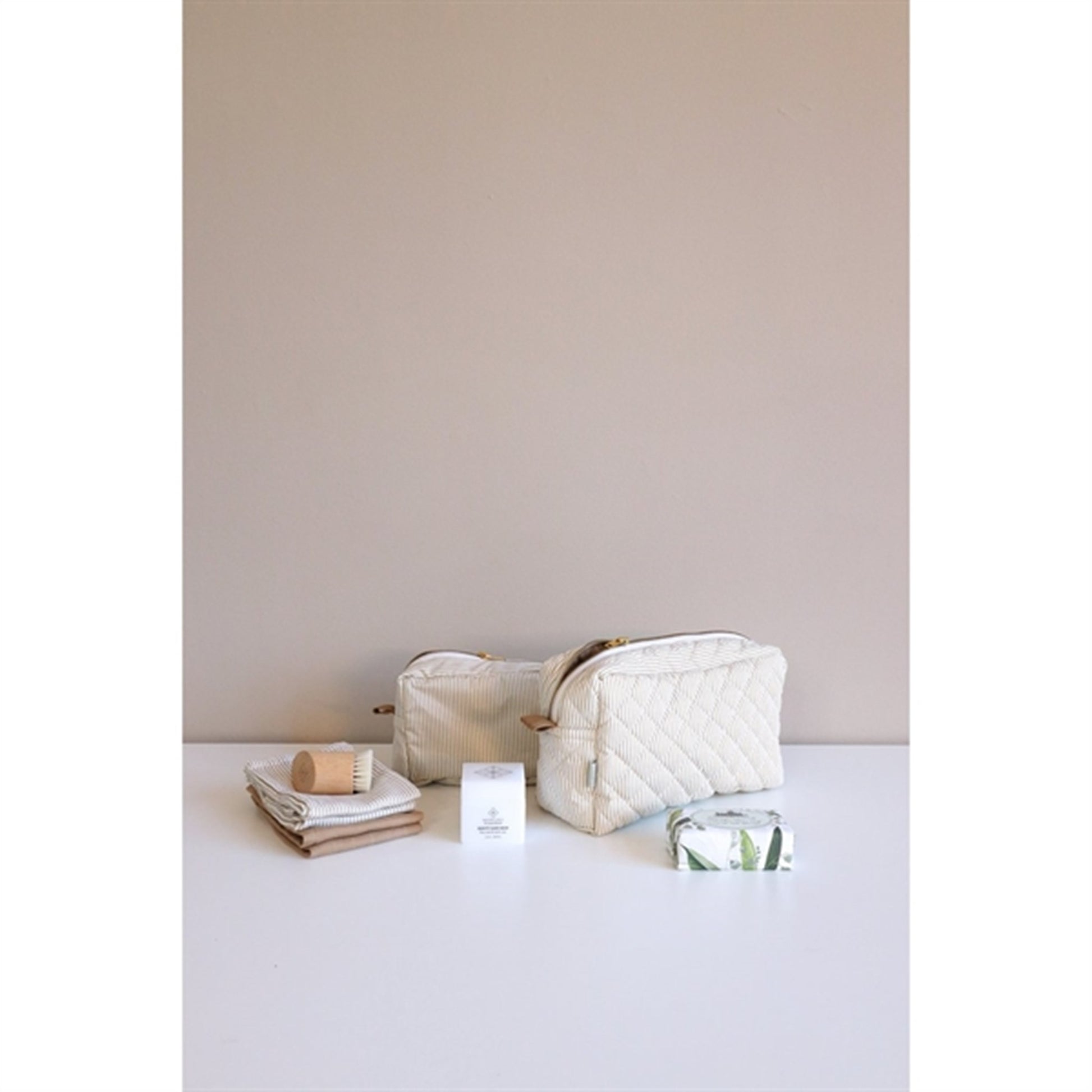 Cam Cam Copenhagen Beauty Purse Classic Stripes Camel