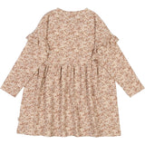 Wheat Pale Lilac Flowers Lilja Jersey Dress