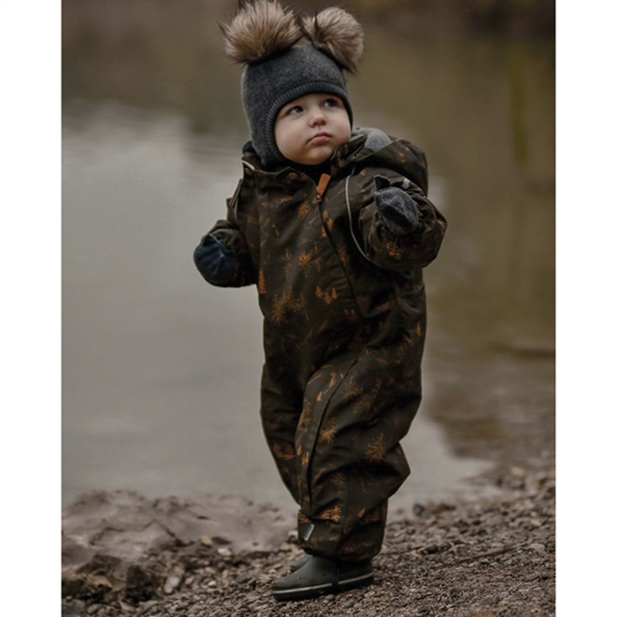 Mikk-Line Baby Snow Suit Forest Night