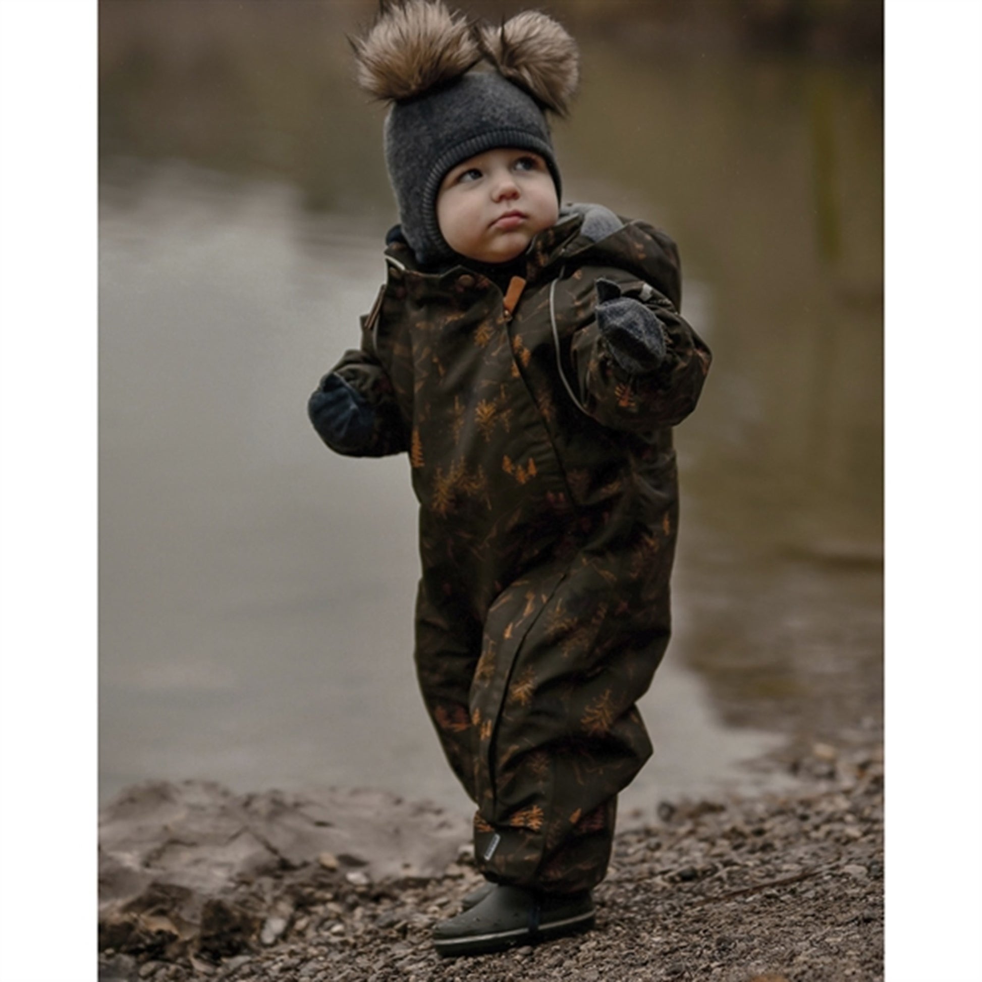 Mikk-Line Baby Snow Suit Forest Night