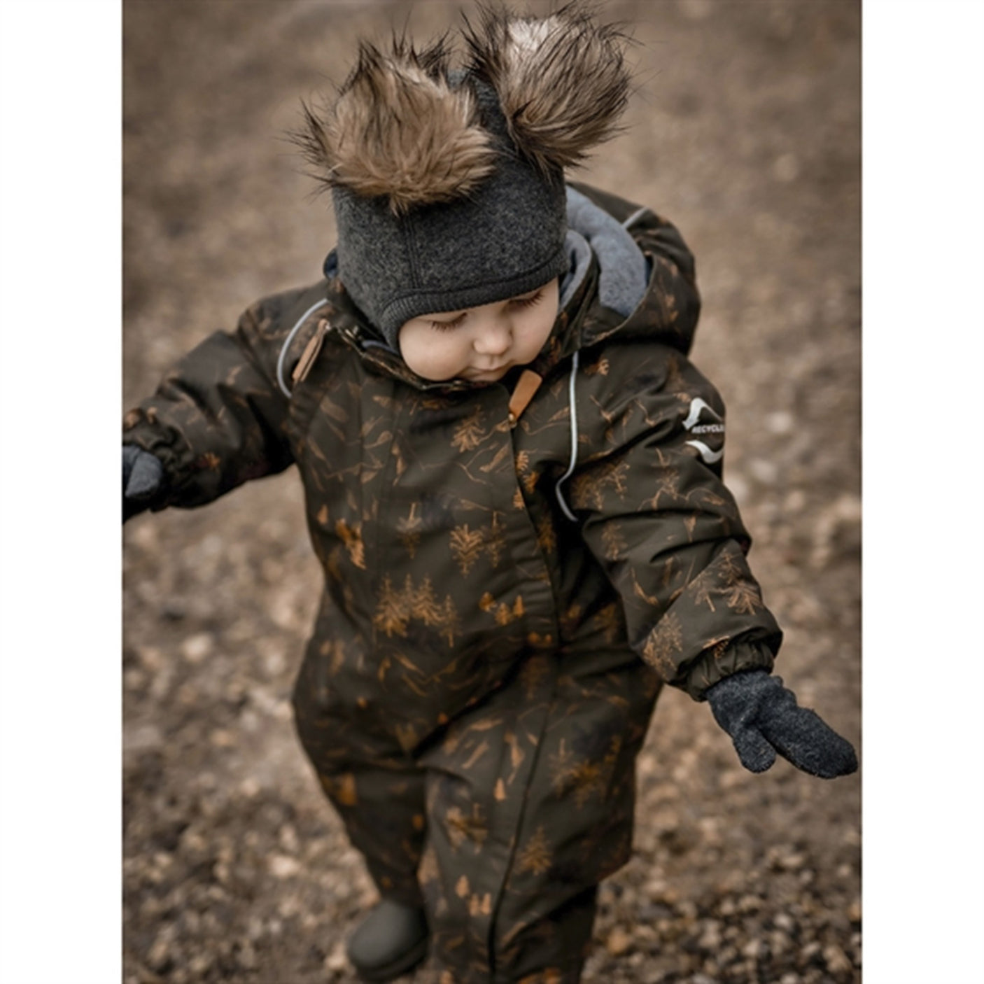 Mikk-Line Baby Snow Suit Forest Night