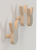 Cam Cam Copenhagen Wooden Hooks Bunny 3-pack Dove Mix