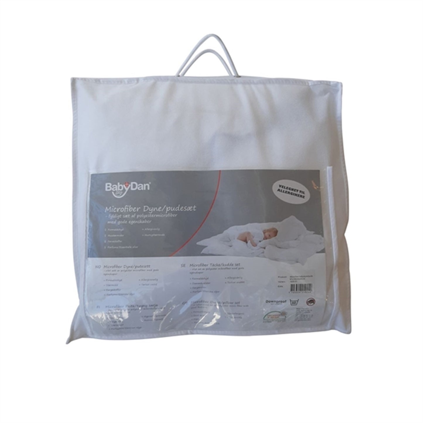 BabyDan Heart Microfiber Babyduvet & Pillow DK 67x100/40x45cm