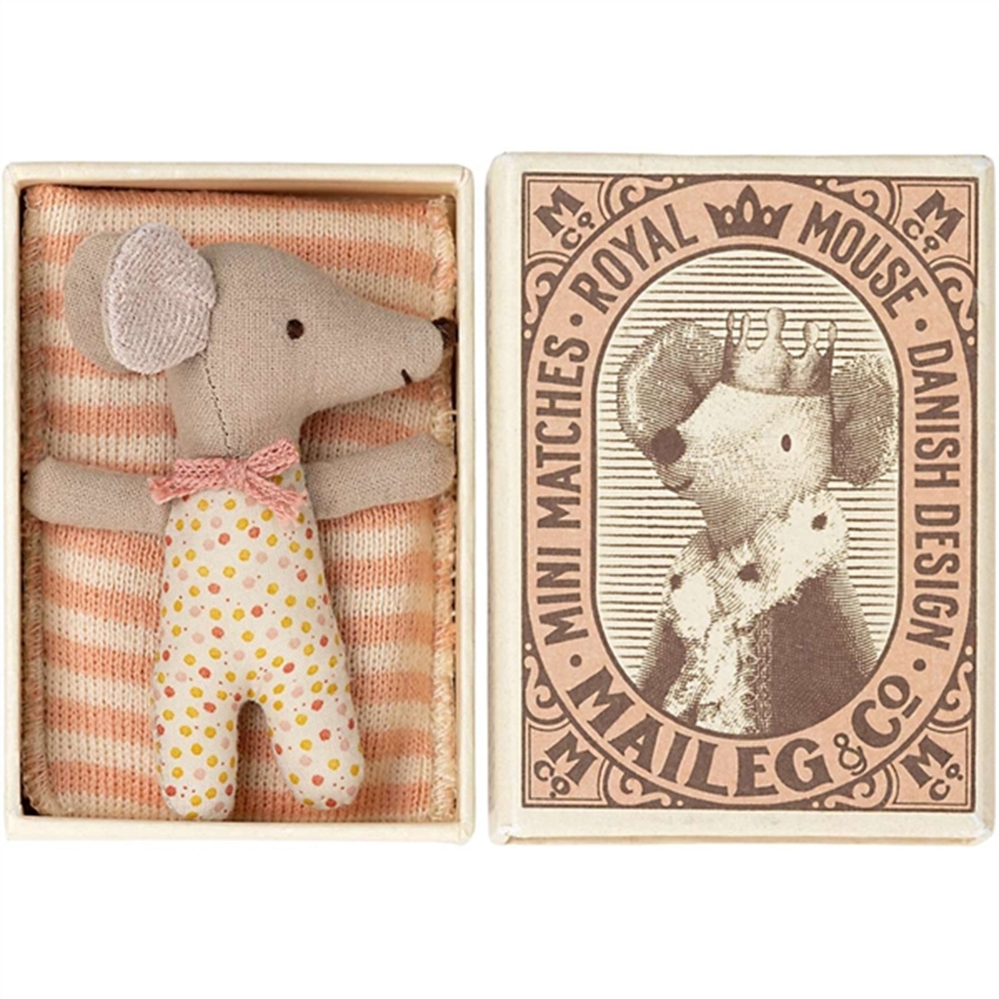 Maileg Baby Mouse Rose