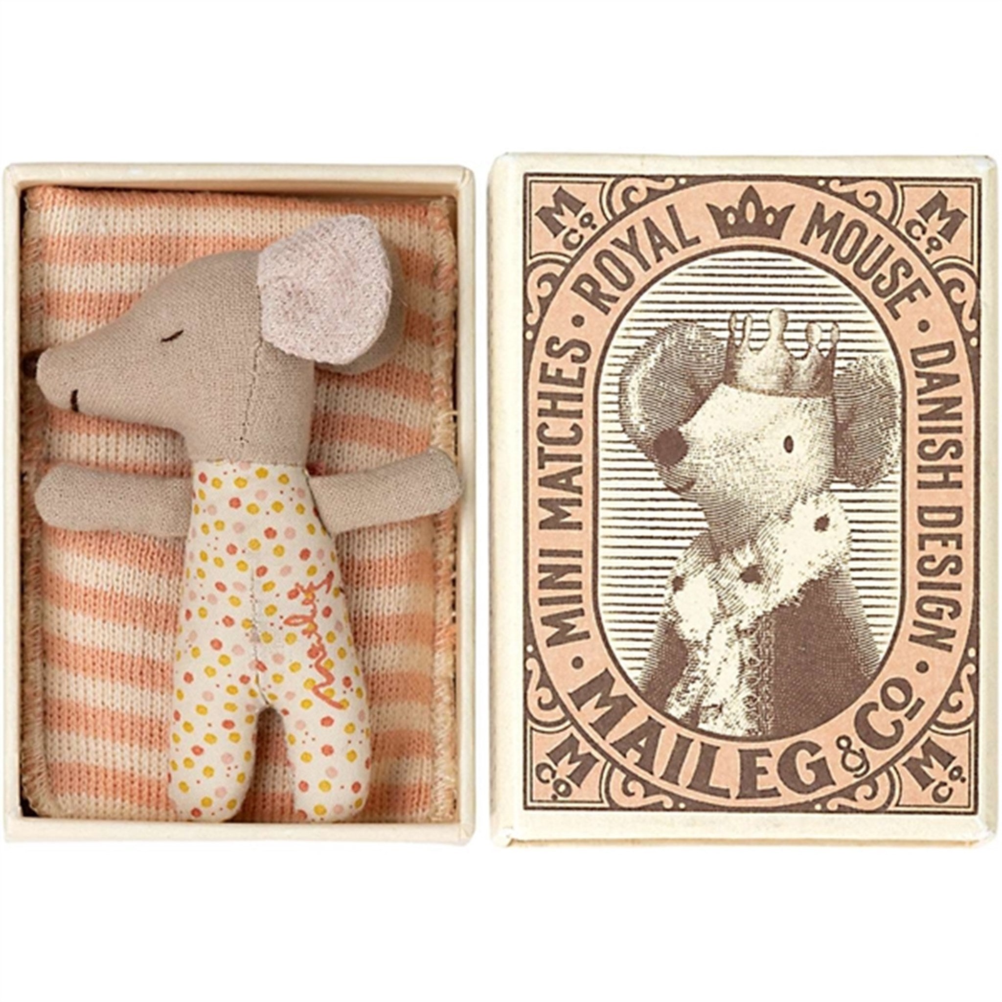 Maileg Baby Mouse Rose 3