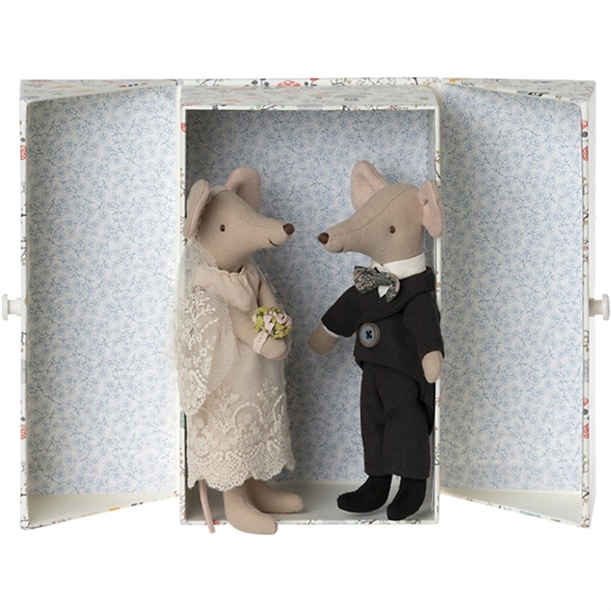 Maileg Bride and Groom in a Box Mouse