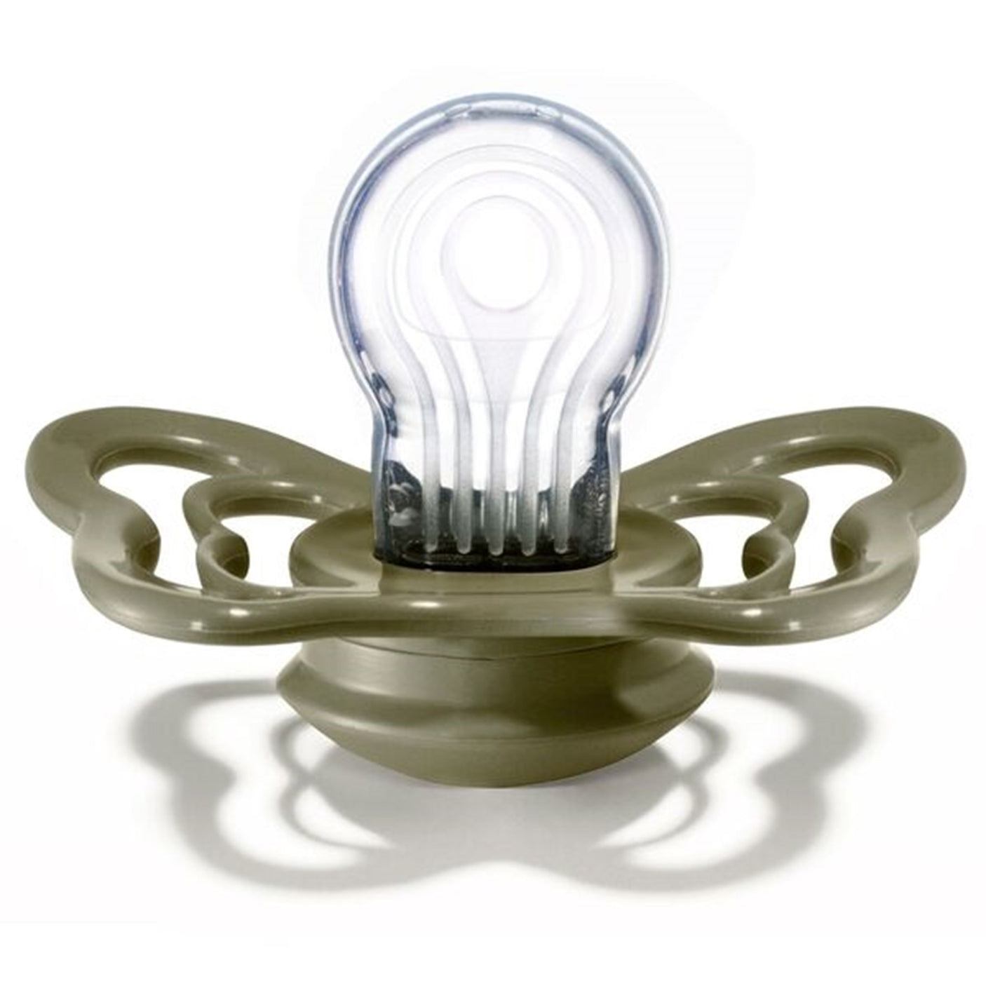 Bibs Supreme Silikone Sutter 2-pak Str. 1 Symmetrisk Ivory/Baby Pink 3