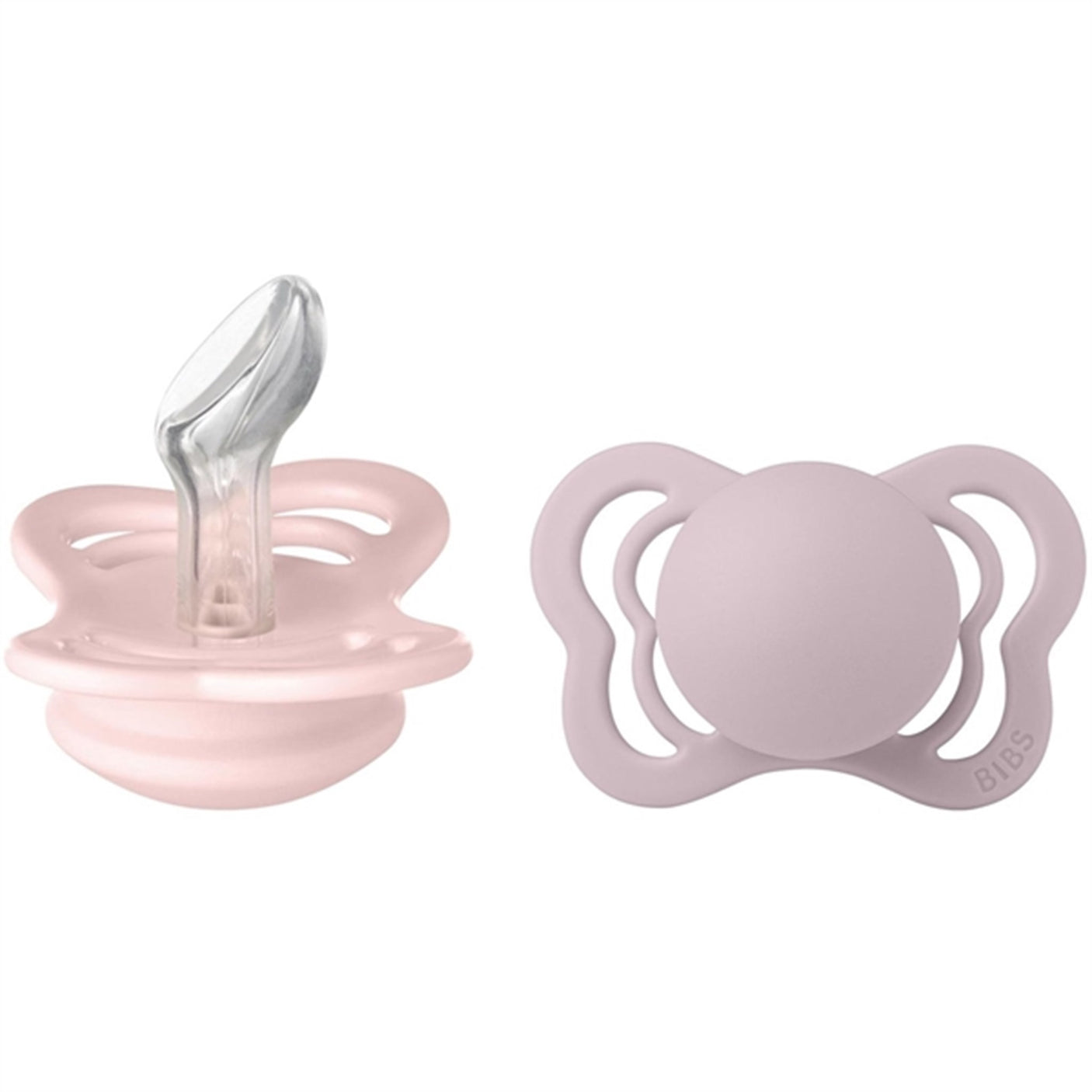 Bibs Couture Silicone Pacifier 2-pack Blossom/Dusky Lilac