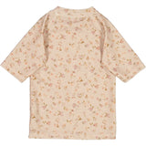 Wheat Purple Poppy Flowers Jackie Swim T-shirt
