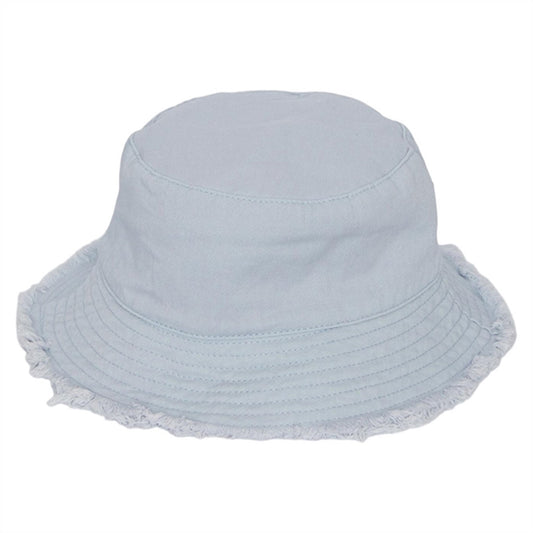 Pieces Kids Light Blue Denim Berta Bucket Hat