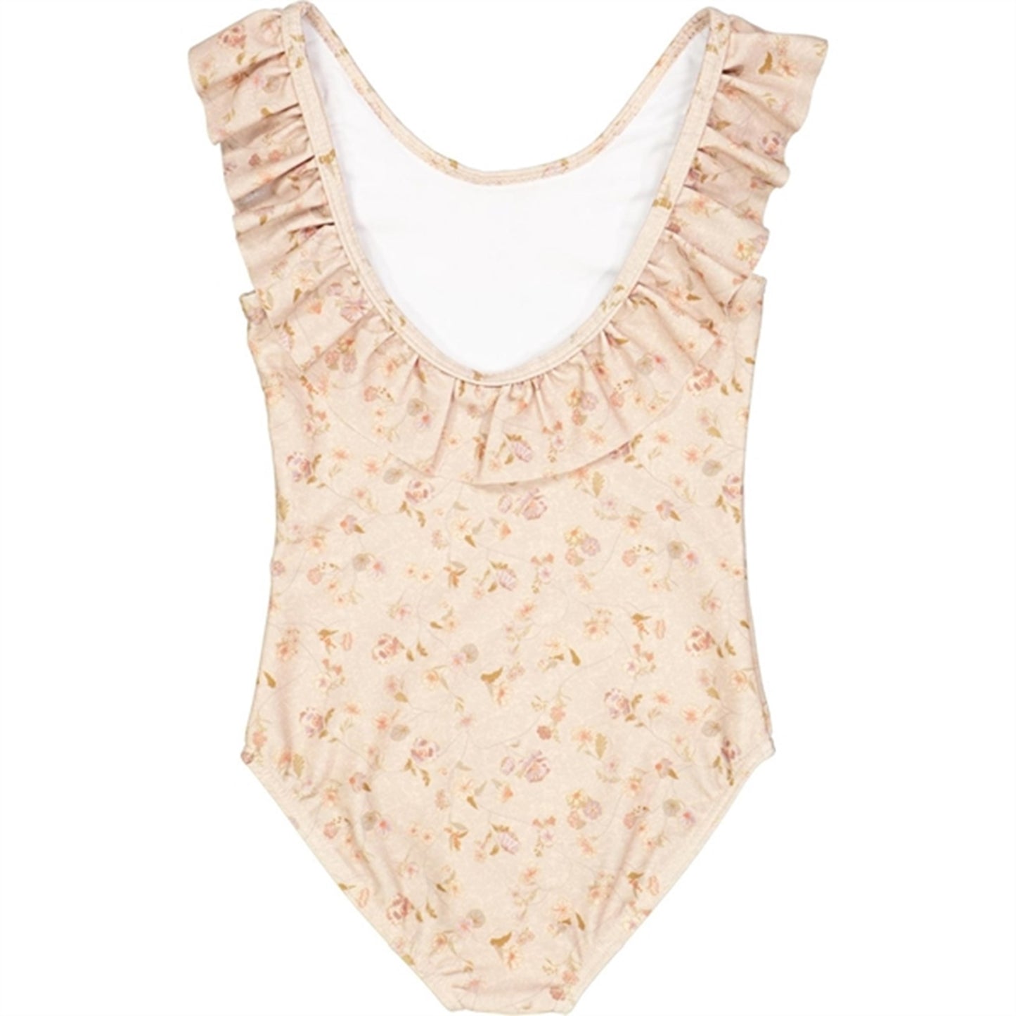 Wheat Purple Poppy Flowers Marie-Louise Swimsuit