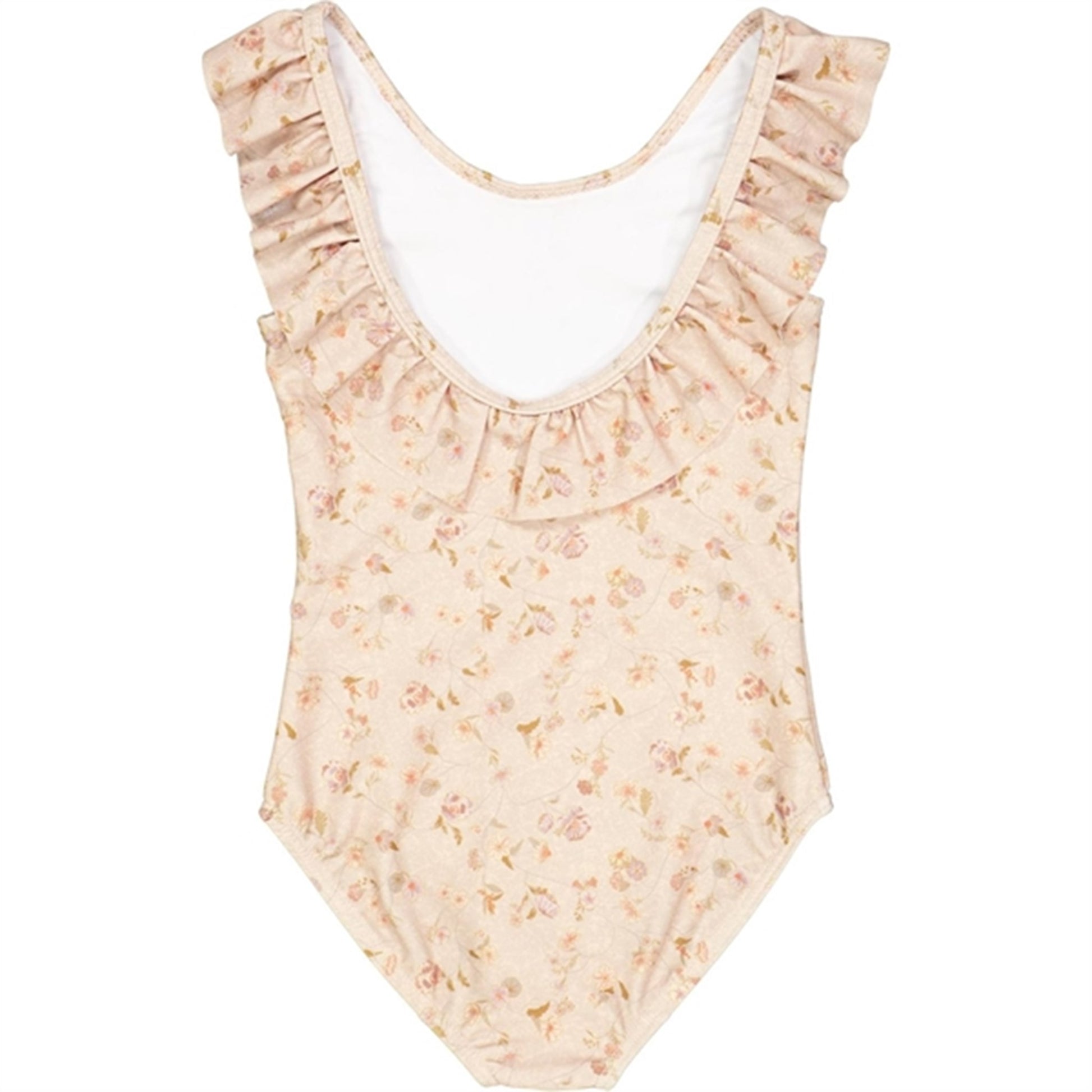Wheat Purple Poppy Flowers Marie-Louise Swimsuit