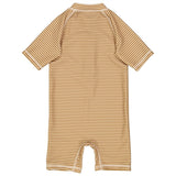 Wheat Golden Green Stripe Cas Swimsuit