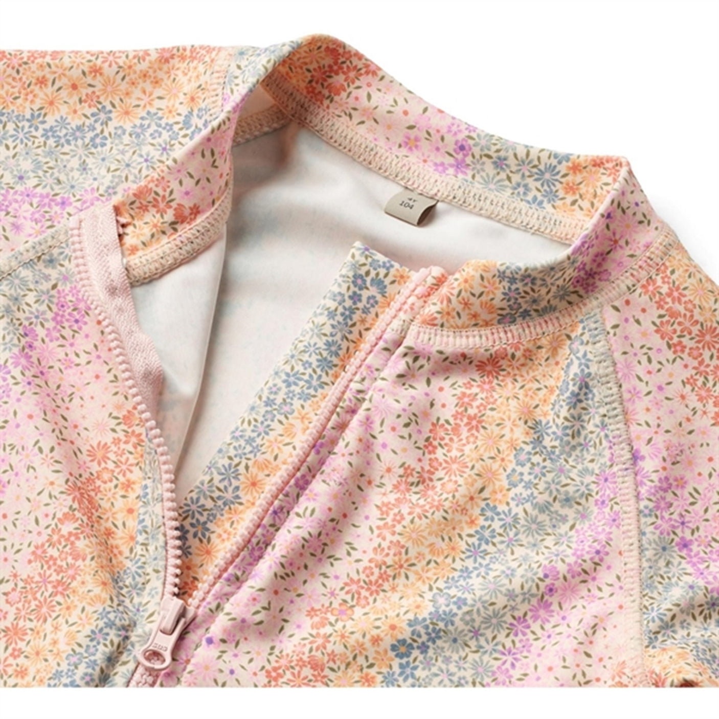 Wheat Rainbow Flowers Swimsuit Cas