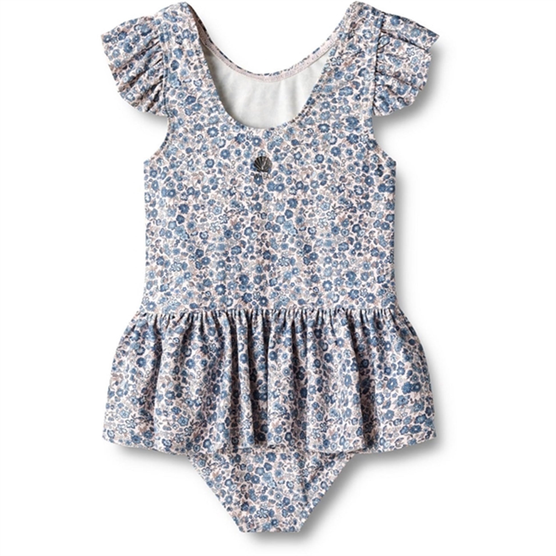 Wheat Blue Flower Meadow Swimsuit Diddi