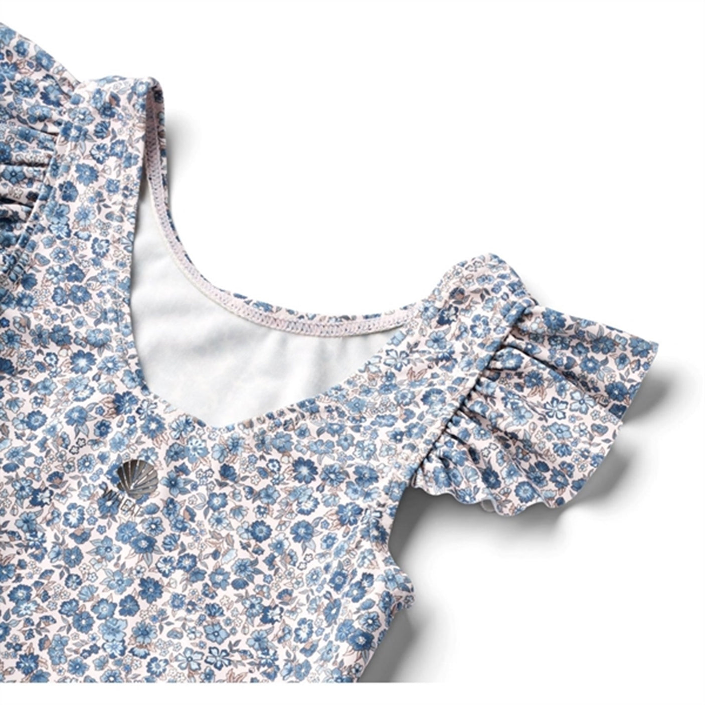 Wheat Blue Flower Meadow Swimsuit Diddi