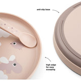 Done by Deer Foodie Plate Happy Clouds Powder