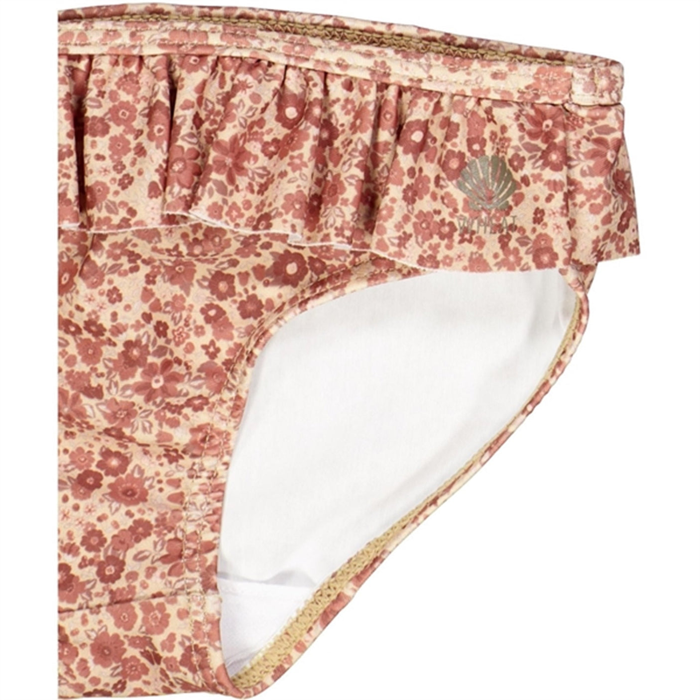 Wheat Red Flower Meadow Elina Bikini