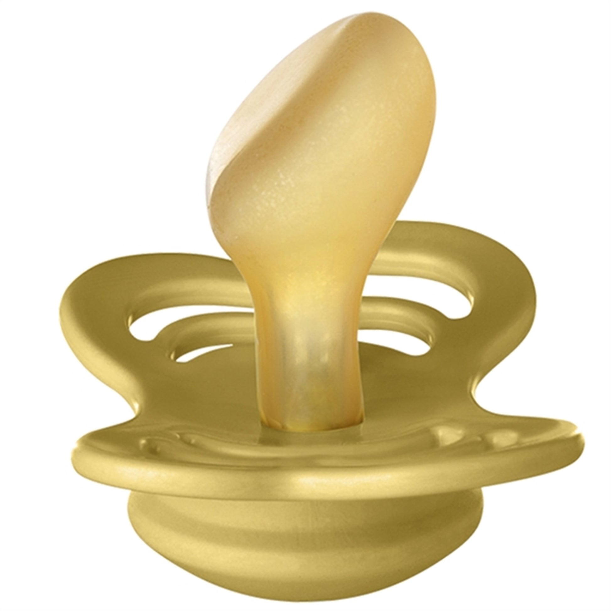 Bibs Couture Latex Pacifiers 2-pak Anatomical Mustard/Petrol